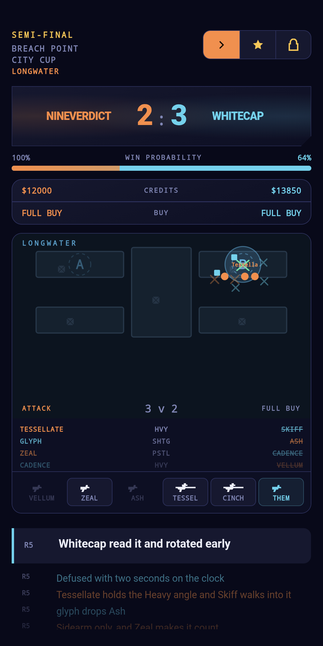 Esports Manager — tactical shooter